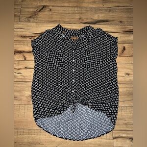 Dark blue top